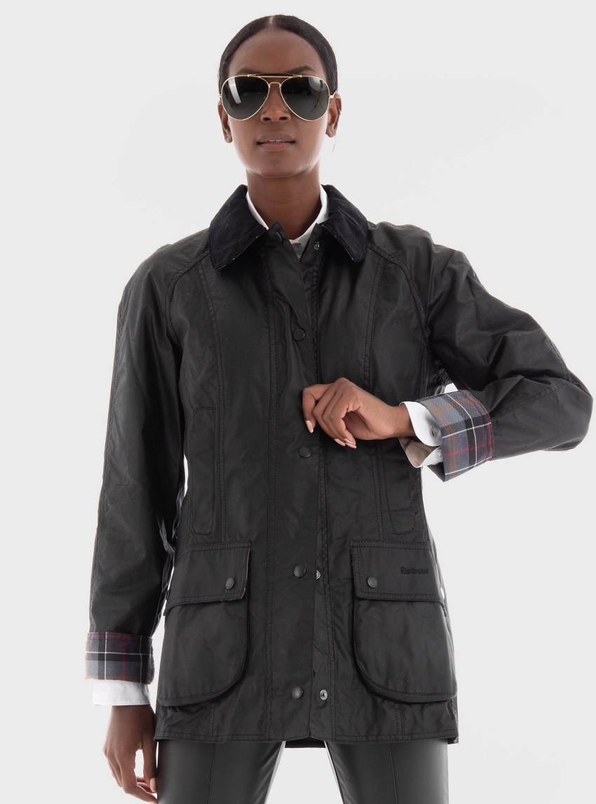 Barbour Beadnell® Waxed Jacket - Black