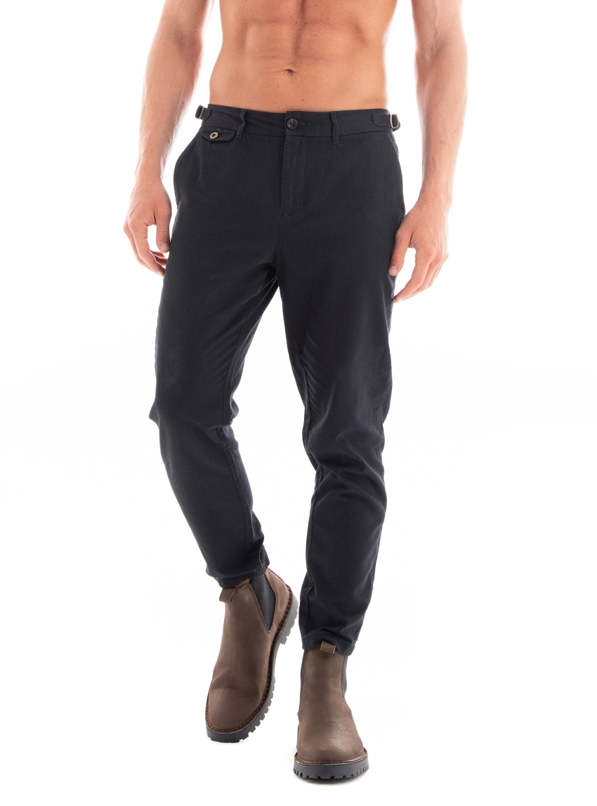 Scotch & Soda Drift Tapered Fit Chino Pants - Black