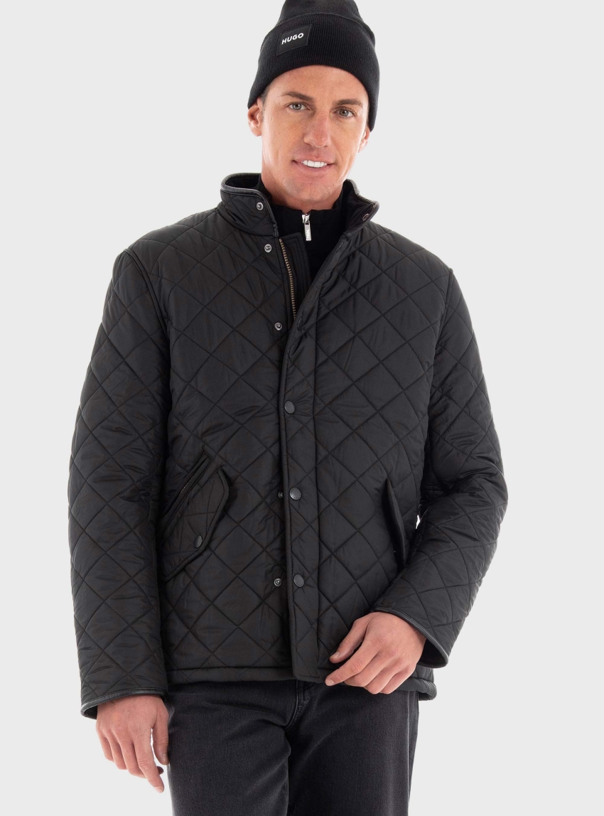 Barbour Powell Quilted Jacket - Black