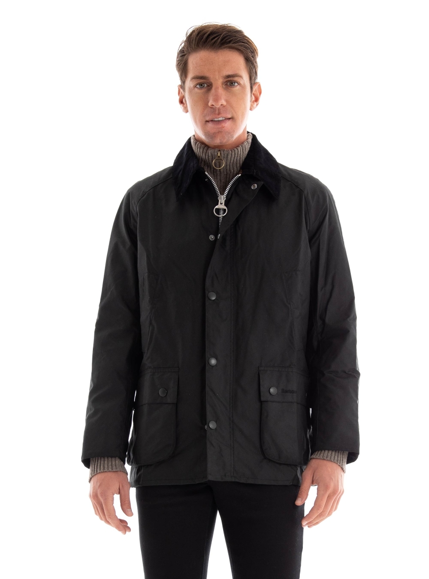 Barbour Ashby Wax Jacket - Black