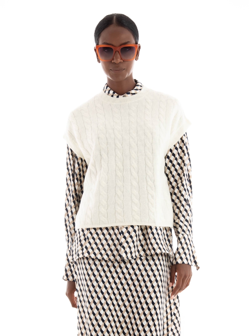 Marc O Polo Loose Fit Jumper Knit - Cream