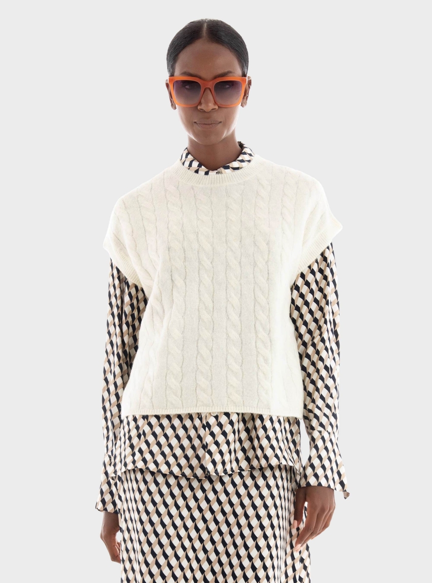 Marc O Polo Loose Fit Jumper Knit - Cream