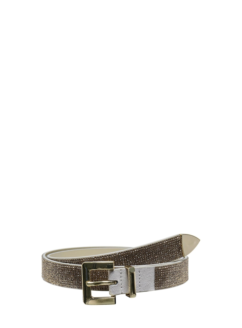 Only Athena Glitter Jeans Belt - Pumice Stone