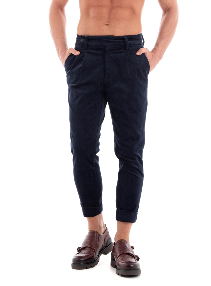 Paul Miranda Corduroy Pants - Navy