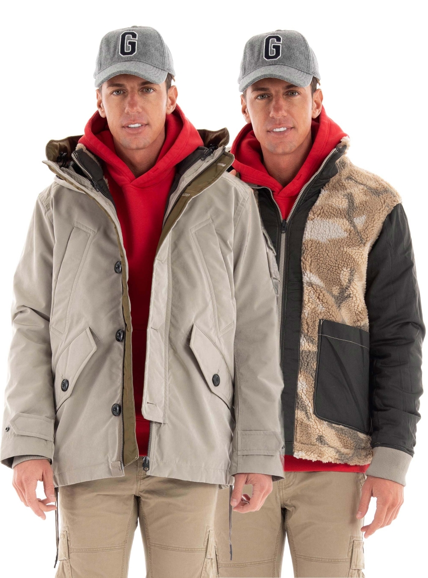 G-Star 2-In-1 Adaptable Vodan Jacket - Light Grey