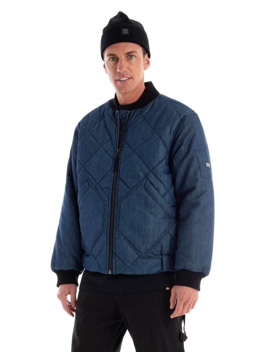G-Star Premium Padded Denim Bomber Jacket - Raw Denim