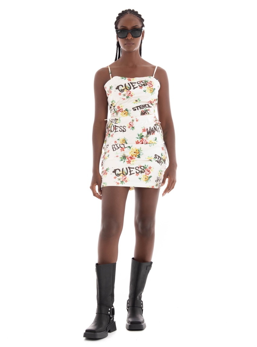Guess Aisha Cutout Dress - Floral