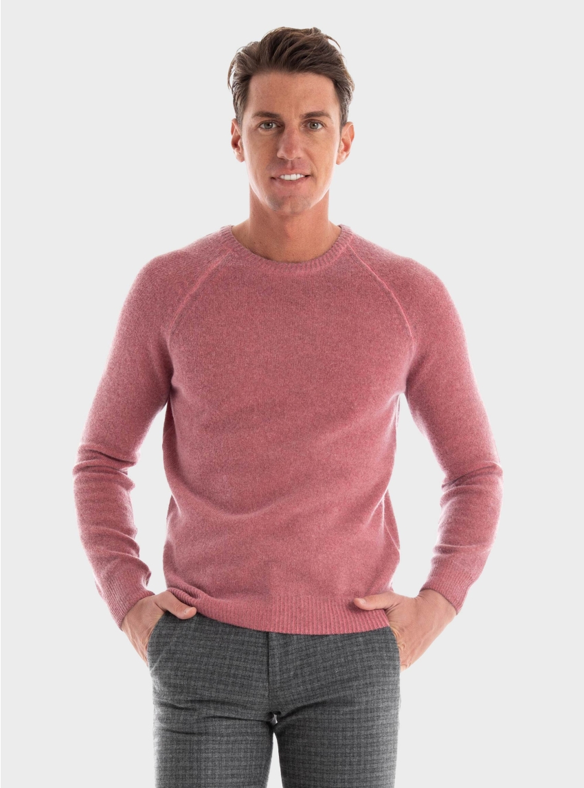 Paul Miranda Crew Neck Knit - Rose