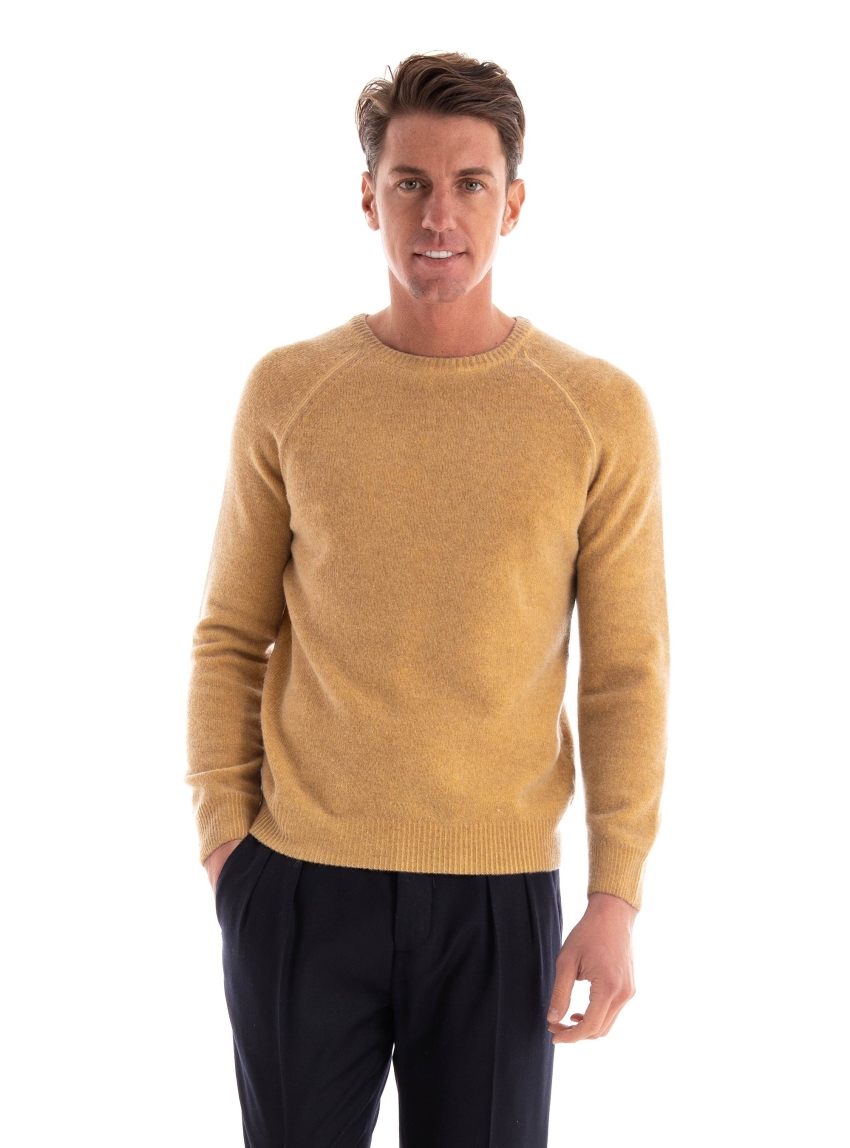 Paul Miranda Crew Neck Knit - Mustard