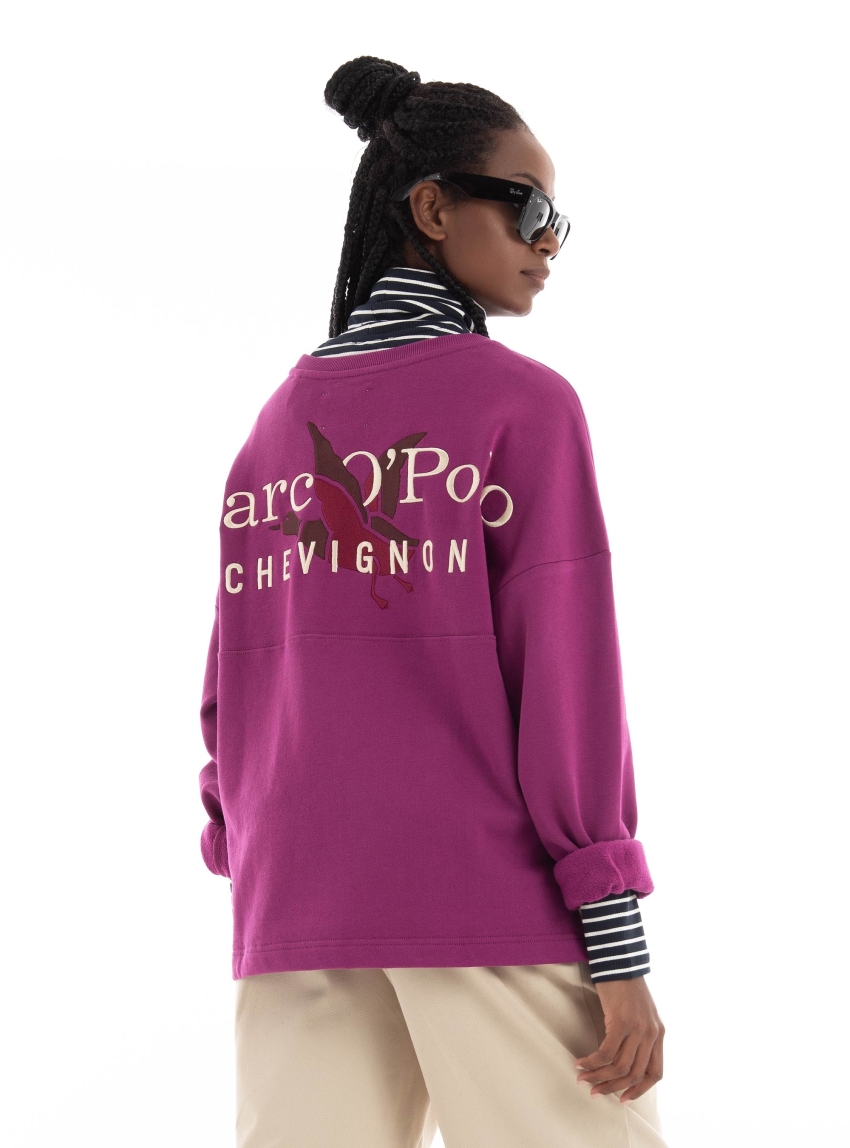 Marc O Polo x Chevignon Relaxed Sweatshirt - Magenta
