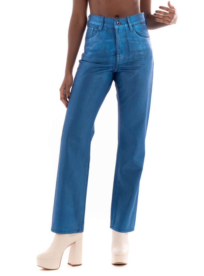 G-Star Viktoria High Straight Jeans - Blue