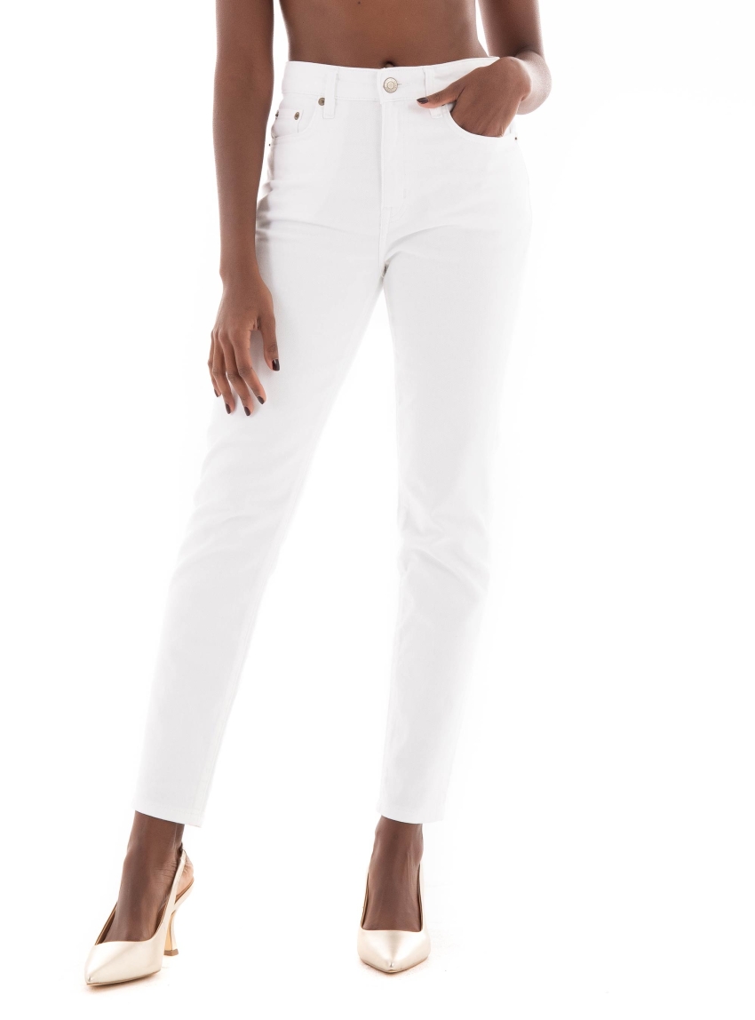 LAUREN Ralph Lauren Low Rise Straight Jeans - White