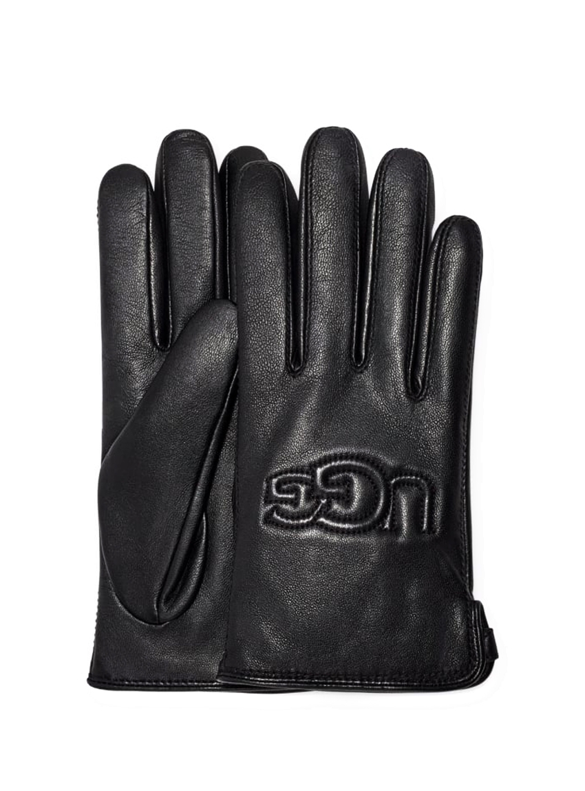 Ugg Shorty Logo Gloves - Black