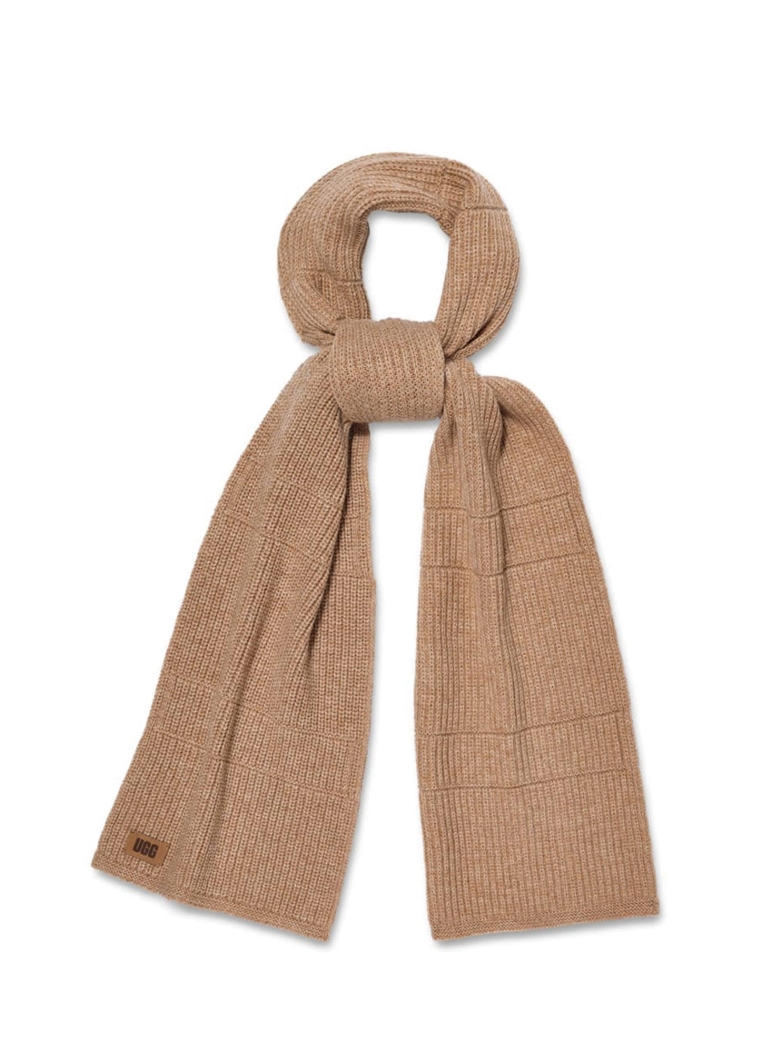 Ugg Men Ropped Scarf - Camel