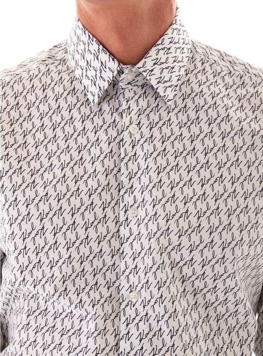 Karl Lagerfeld Modern Fit Shirt - White