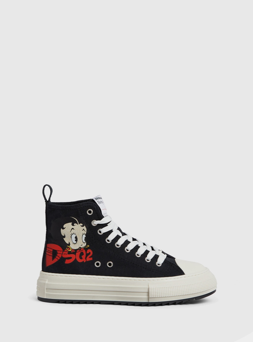 Dsquared Betty Boop Berlin Sneakers - Black