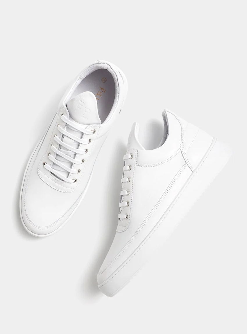 Filling Pieces Low Top Ripple Sneakers - White