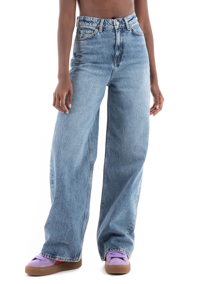 JJXX Tokyo Wide High Waist Cr6013 Jeans - Light Aged Denim