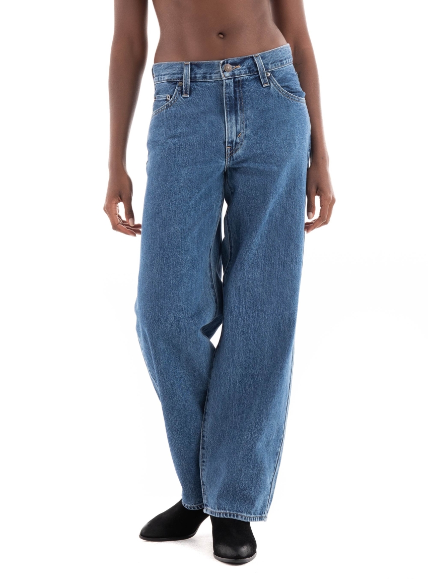 Levi's Baggy Dad Jeans - Medium Aged Denim