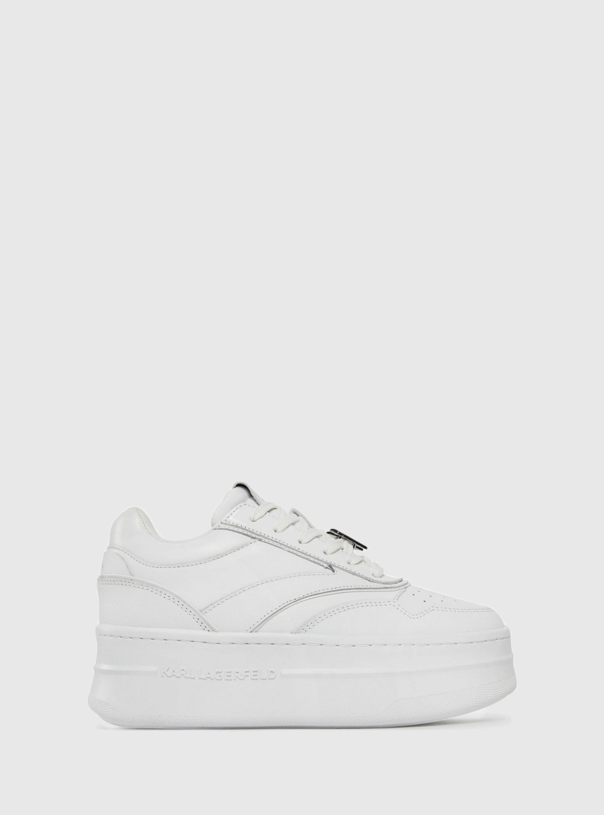 Karl Lagerfeld Kc Lo Lace Sneakers - White