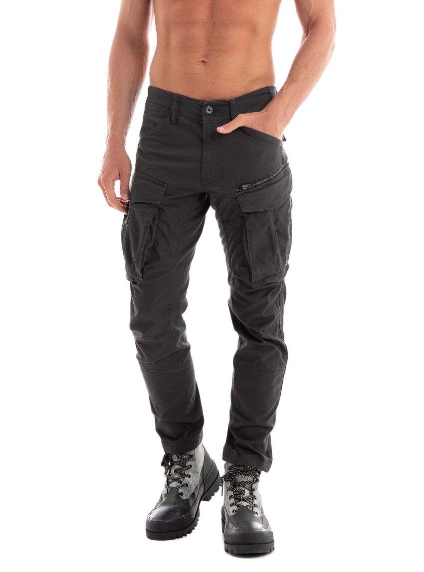 G-Star Rovic Zip 3D Regular Tapered Cargo Pants - Dark Grey