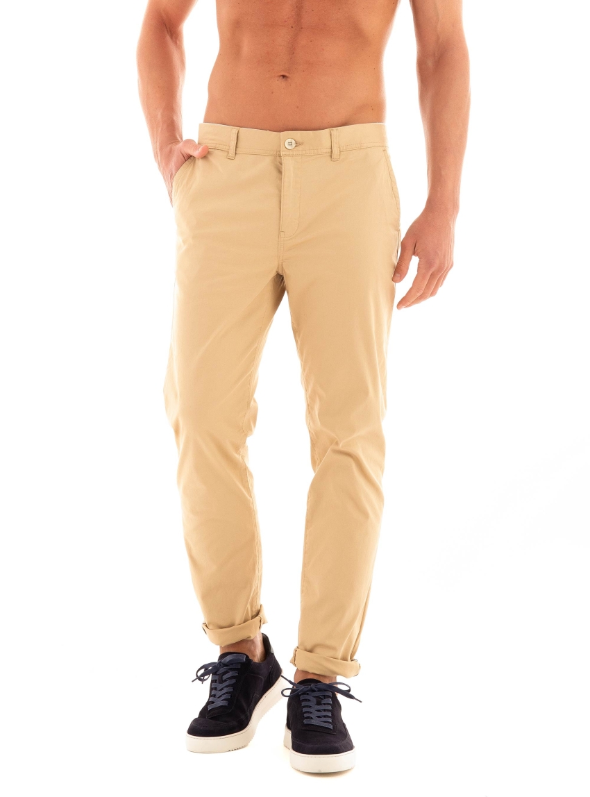 Scotch & Soda Stuart Stretch Twill Chino Pants - Beige