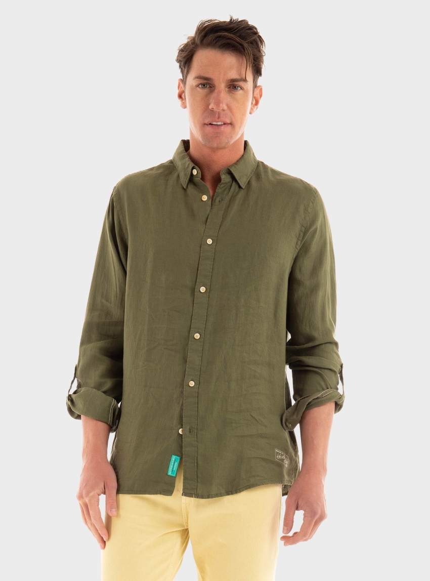Scotch & Soda Regular Fit Shirt - Khaki