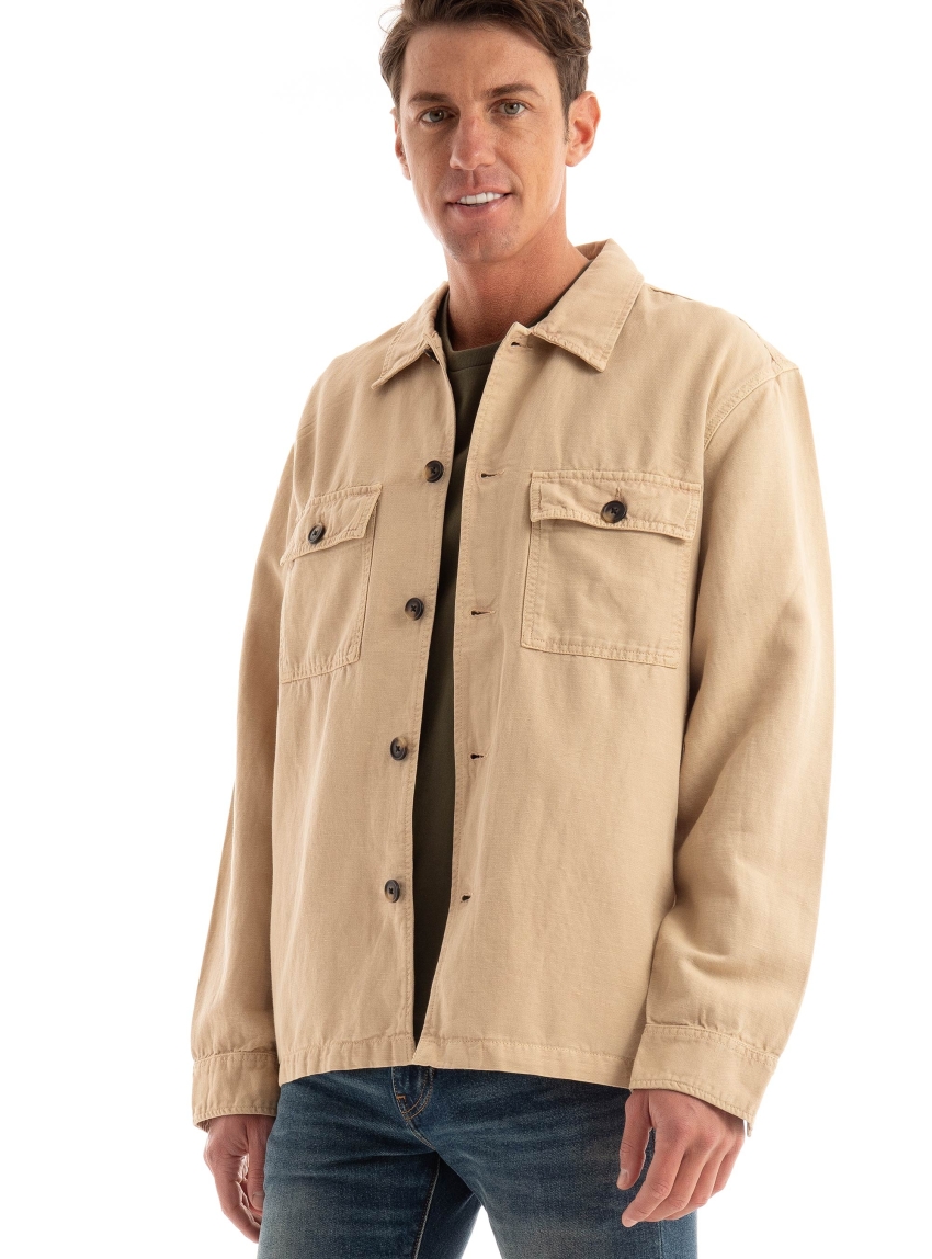 Gant Twill Overshirt - Beige