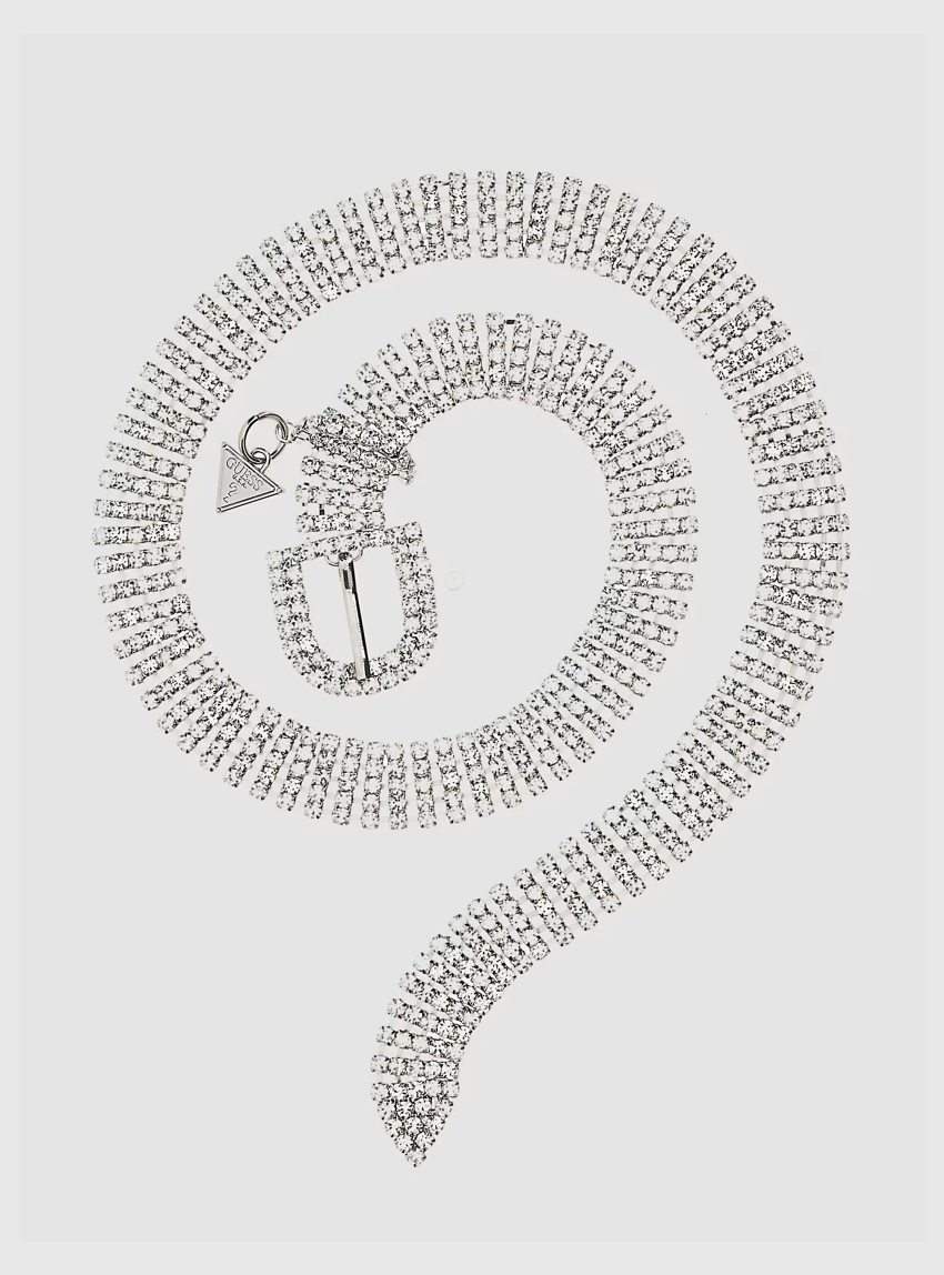 Guess Lua Not Adjustable Belt - Silver