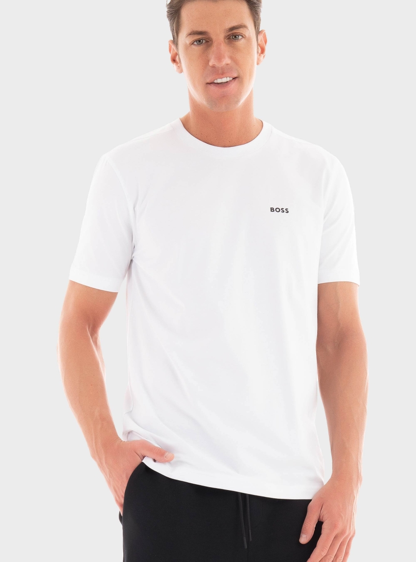BOSS Regular Fit T-Shirt Tee - White