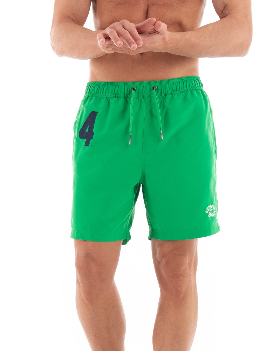 Superdry Vintage Polo 17" Swim Shorts - Light Green