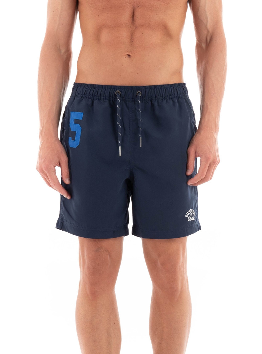 Superdry Vintage Polo 17" Swim Shorts - Navy