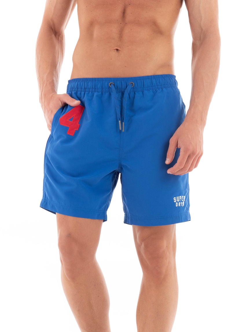 Superdry Vintage Polo 17" Swim Shorts - Cobalt Blue