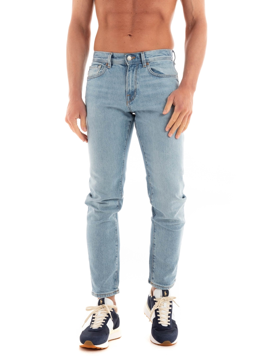 Selected 196-Straight 3401 L.B Jeans - Light Aged Denim