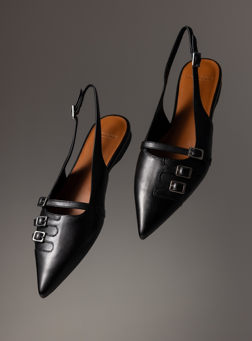 Vagabond Hermine Ballerinas - Black