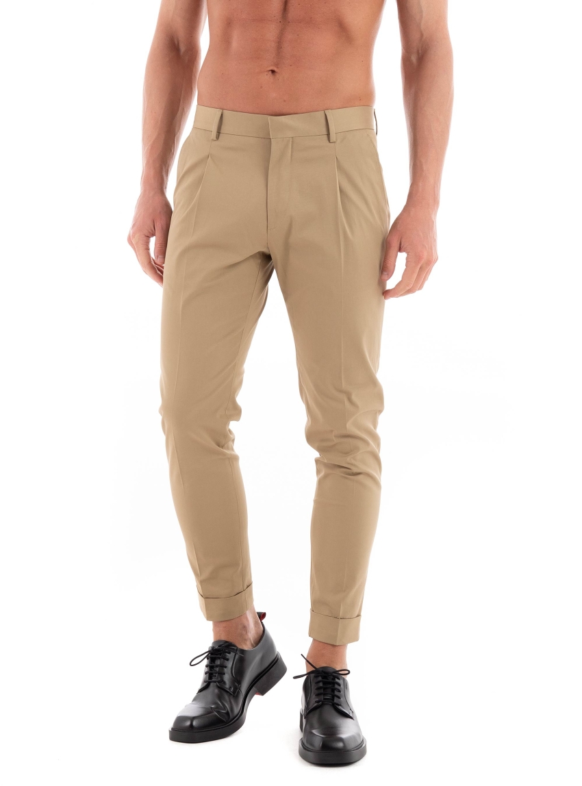 Be Able Slim Tapered Pants - Beige