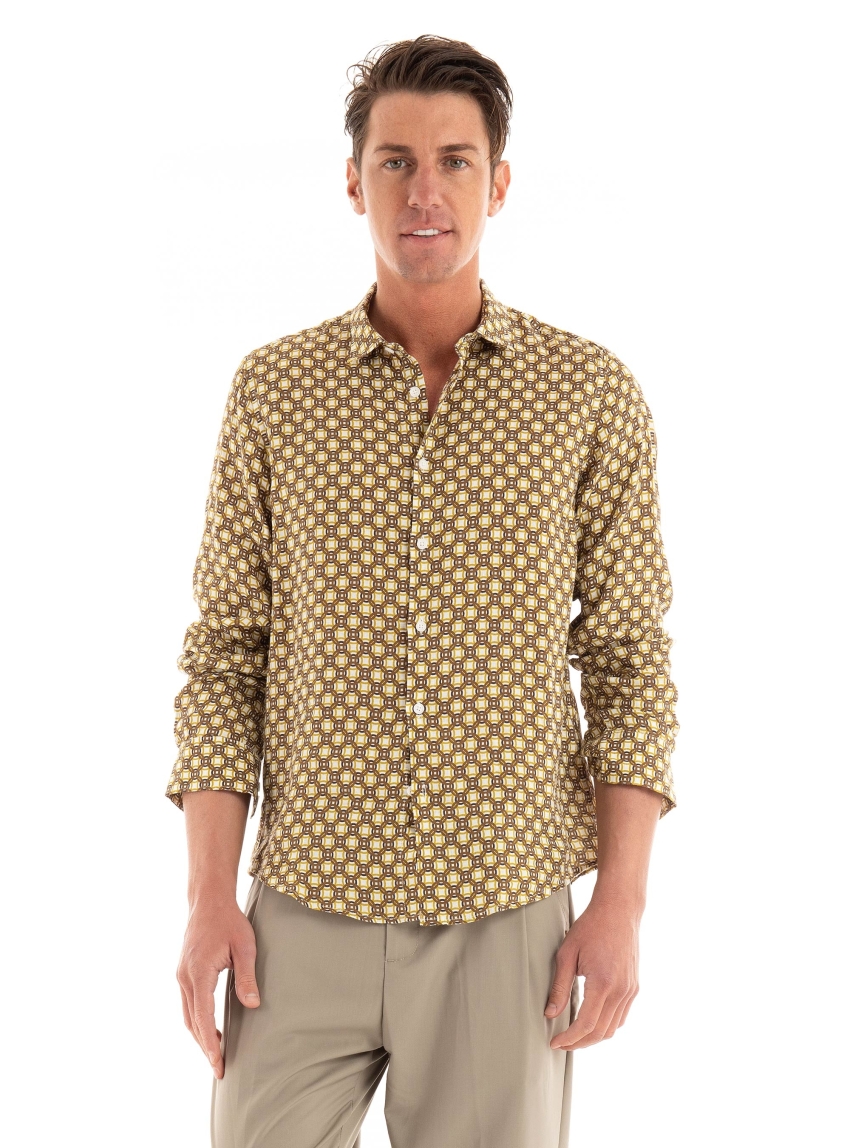 Gianni Lupo Linen Shirt - Multi Colors