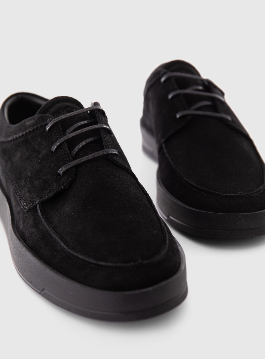 Bianco Leather Shoes - Black