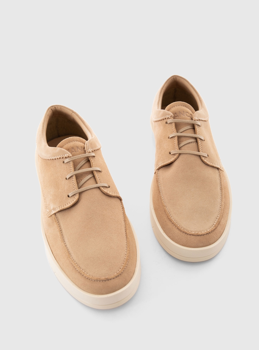 Bianco Leather Shoes - Light Beige