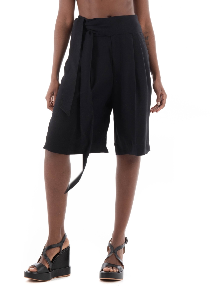 LAUREN Ralph Lauren Triple Georgette Shorts - Black