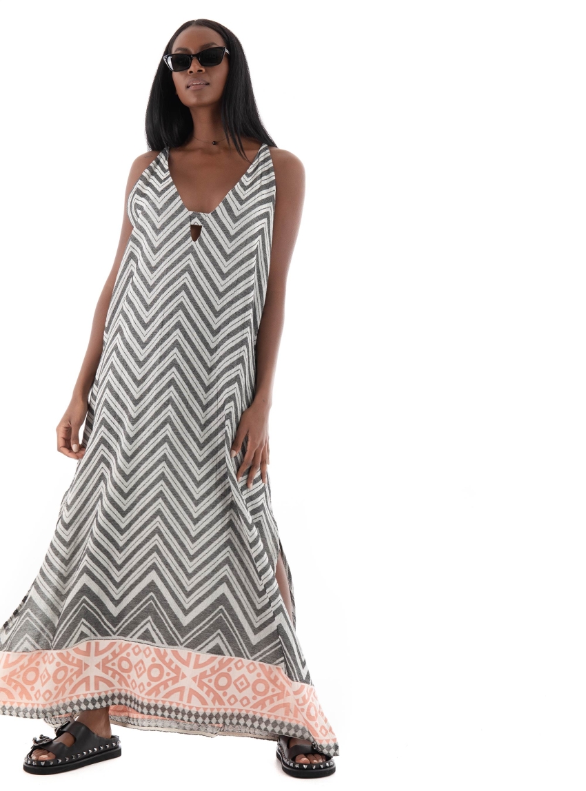 August Zakar Maxi Dress - Black