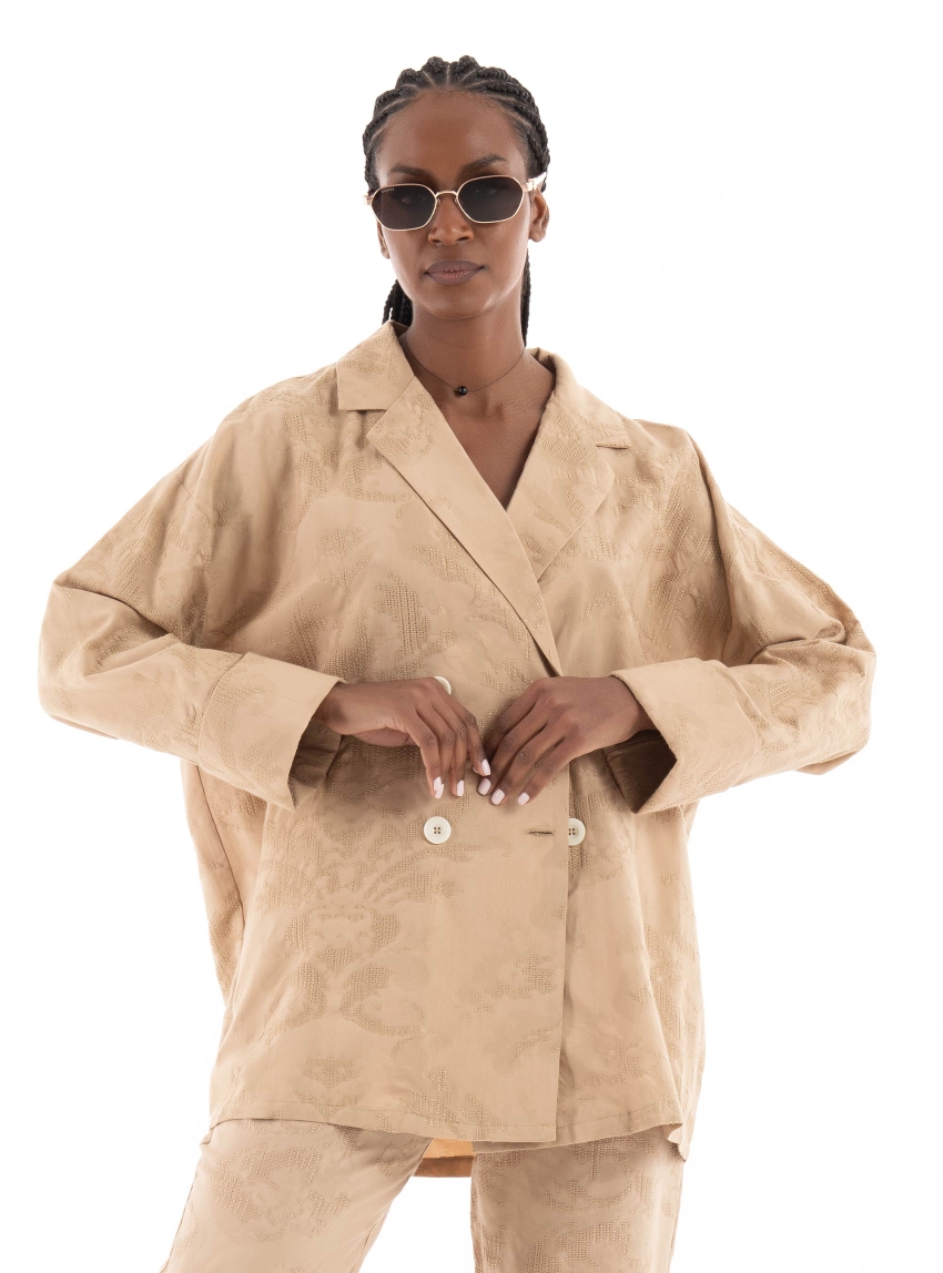 Souvenir Blazer - Dark Beige