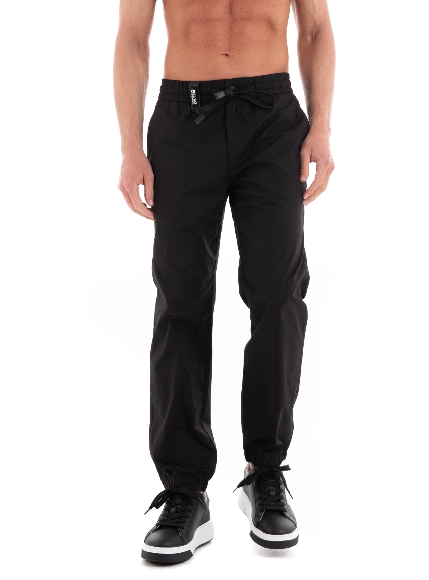 Versace Jeans Couture Logo Pants - Black