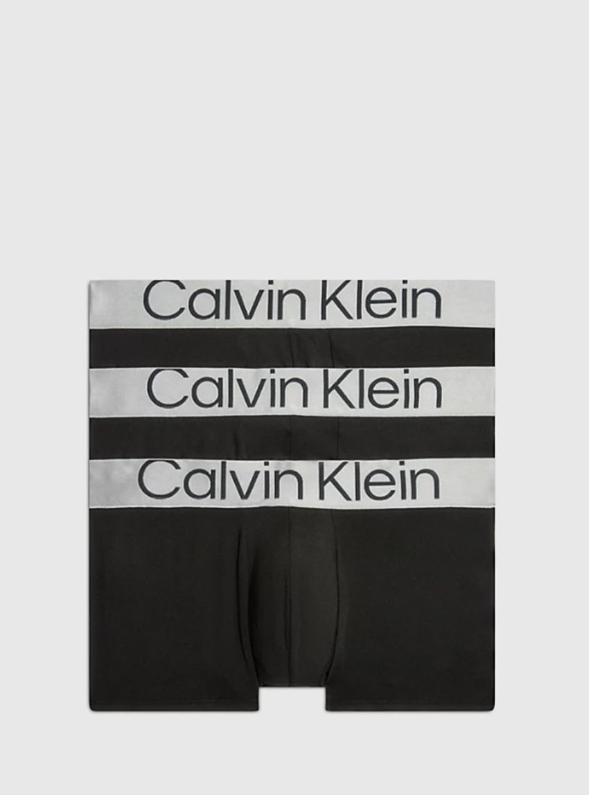 Calvin Klein 3 Pack Low Rise Trunk - Black