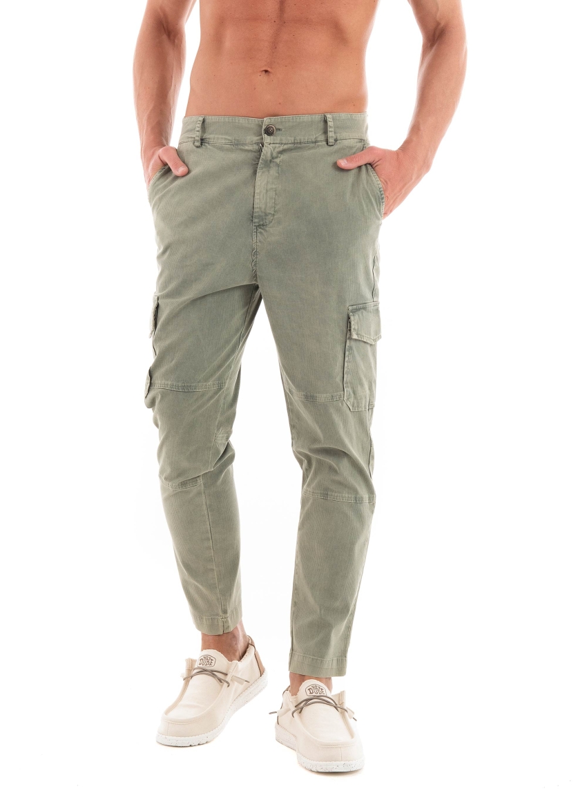Dirty Laundry Cargo Pants - Dark Olive Green