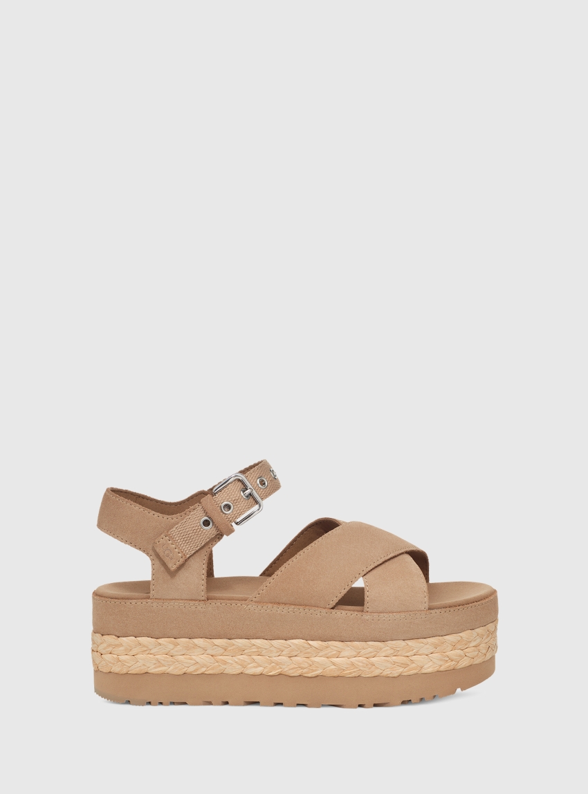 Ugg Aubrey Ankle Sandals - Light Beige