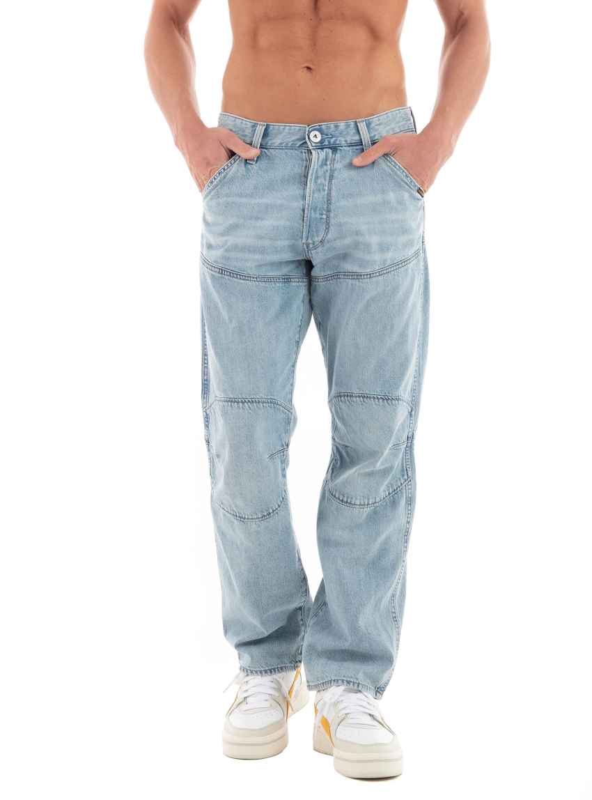 G-Star 5620 3D Elwood Regular Jeans - Light Aged Denim
