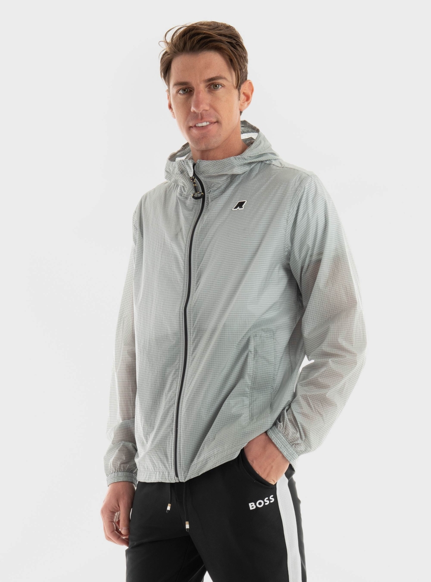 K-Way Cleon Nylon Ripstop Jacket - Grey