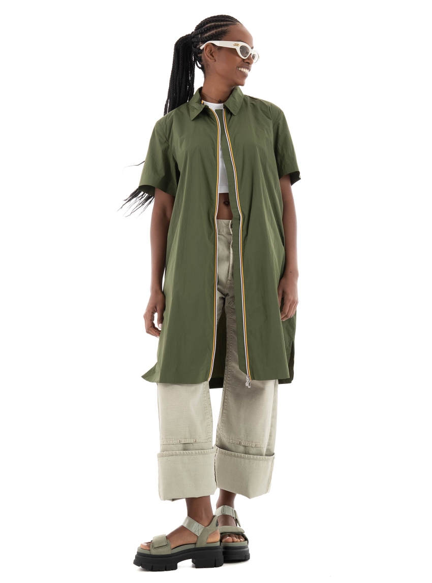 K-Way Ruanelle Mid Dress/Jacket - Green