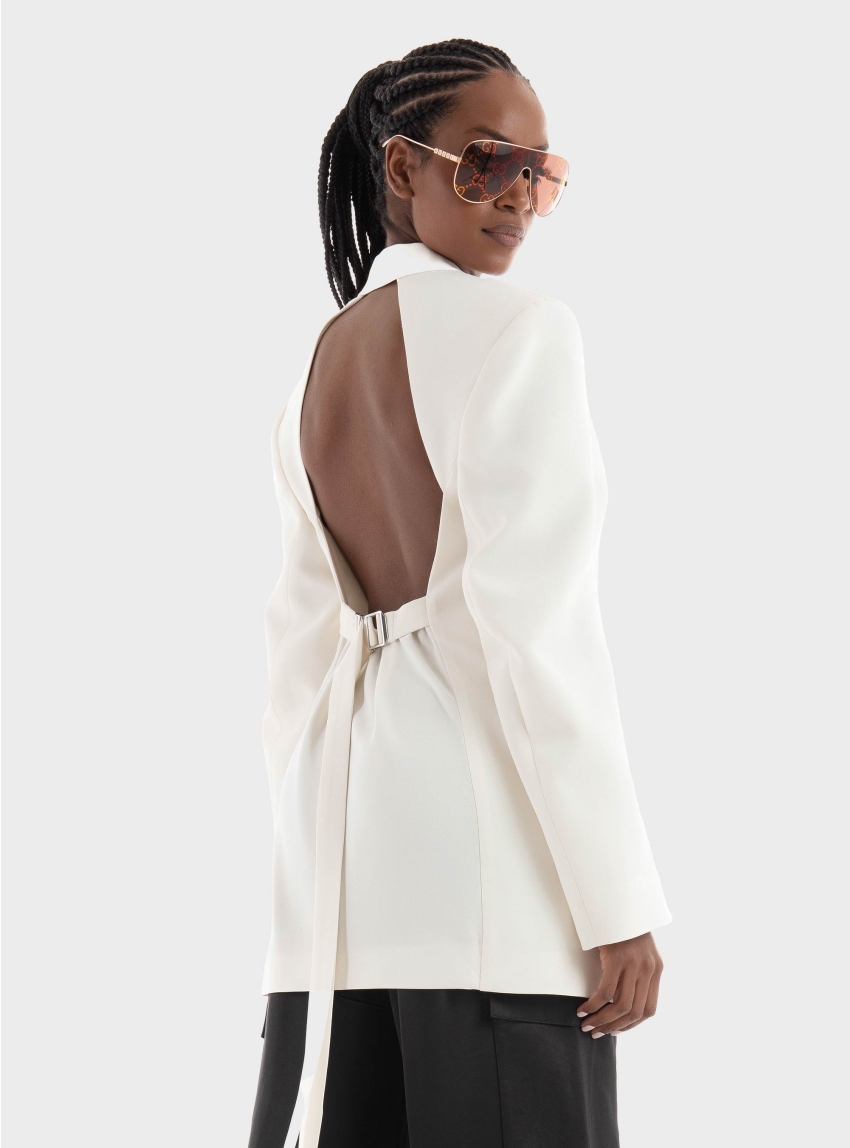 BOSS Blazer Jabuckle1 - Off White